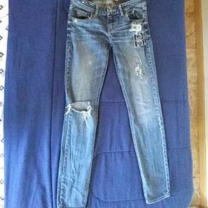 Hollister Destroyed Jeans